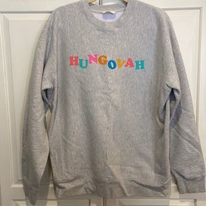 Gray Crew Neck Sweatshirt, Barstool Sports “Hungovah”